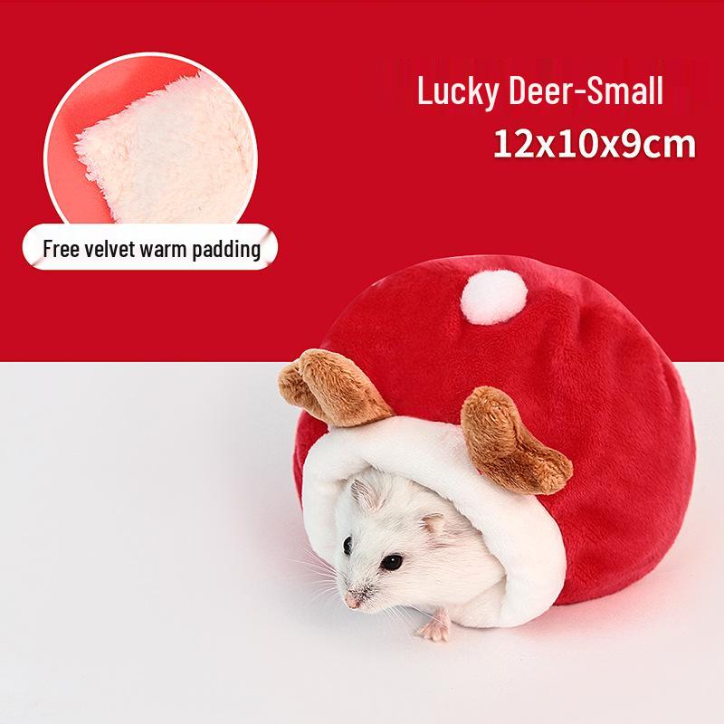 Warm Cotton Nest for Hamsters and Mice - Winter Sleeping Bag House