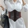 High Elasticity Slimming Body Belts PU Leather Waist Cincher New Wide Belt