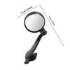 Round Convex Blind Spot Car Mirror 360° Adjustable Auxiliary Rear View Mirror For Left Right Side