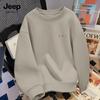 JEEP SPIRIT Men's Round Neck Pullover Sweatshirt