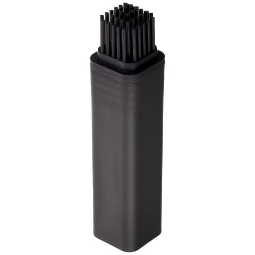 Yamazaki Tower Oil Brush with Lid, Black, Approx. W2.5 X D2.5 X H12cm, Silicone, 4355