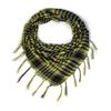 Mesh Yarn Desert Scarf with Tassels Soft Breathable Lightweight Outdoor Neck Piece Unisex Fashion Accessory