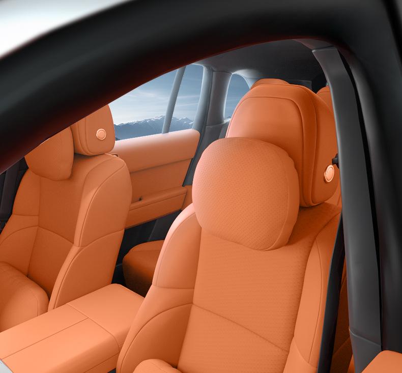 Deep Blue S09 Headrest and Lumbar Support Set - Essential Car Interior Accessories