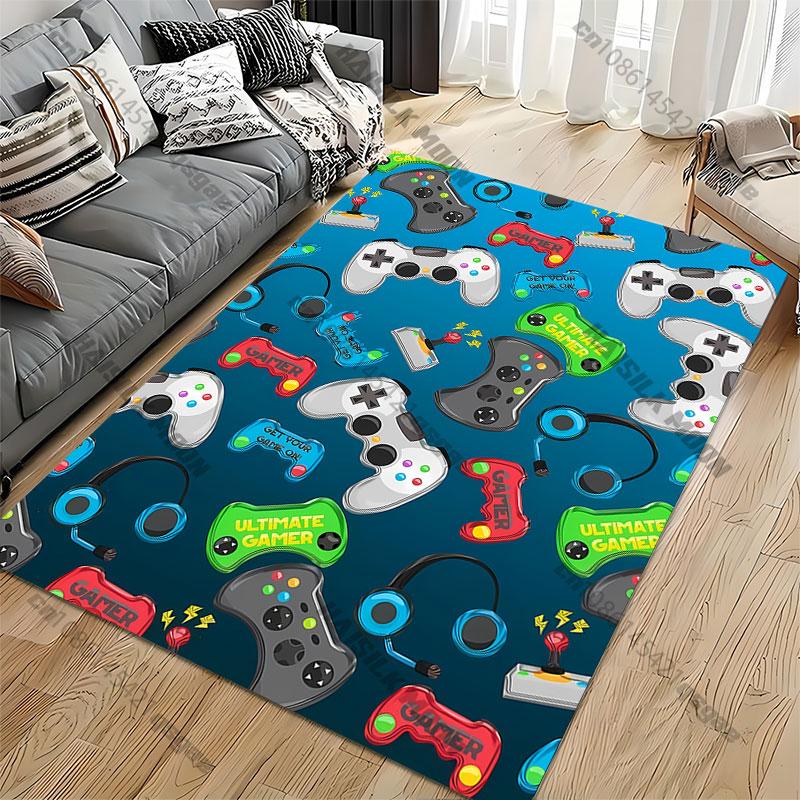 Gaming equipment and gamer theme carpet Yoga living room room decor children's crawling mat doormat area rug games mat