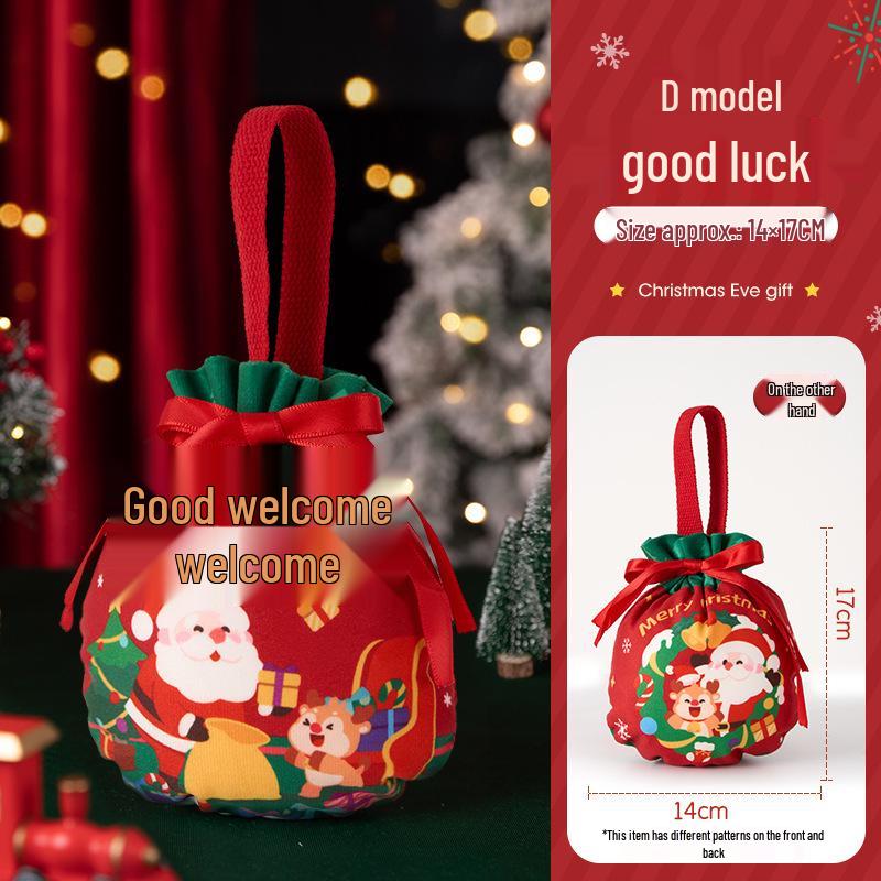 Christmas Eve Apple Gift Box - Candy & Small Gift Bag Decoration