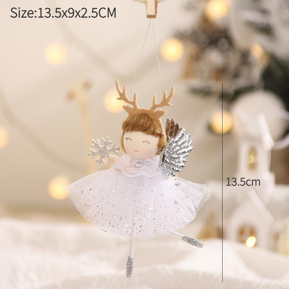 Angel Doll Merry Christmas Ornaments Christmas Decorations for Home Noel Natal Tree Decor Navidad Xmas 2025 New Year 2025 Gifts