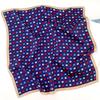 100% Pure Silk Scarf Women Neck Hair Band Foulard Square Small Headband  Fashion Print Neckerchief Scarves Bandana 53*53cm