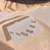925 silver needle simple ear small zircon stud earrings ins wind one week earrings Internet celebrity earrings set