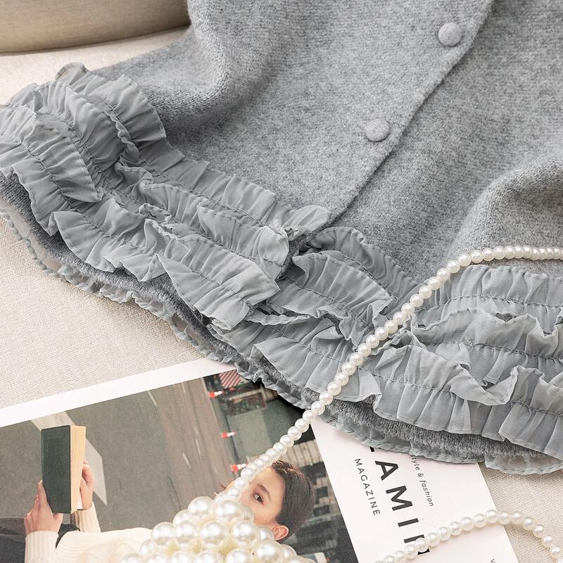 Women's Autumn Lace-Splice Knit Vest