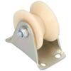 50mm VType Groove Wheel Heavy Duty Rigid Caster with 2.5mm Bracket for Lifting Equipment