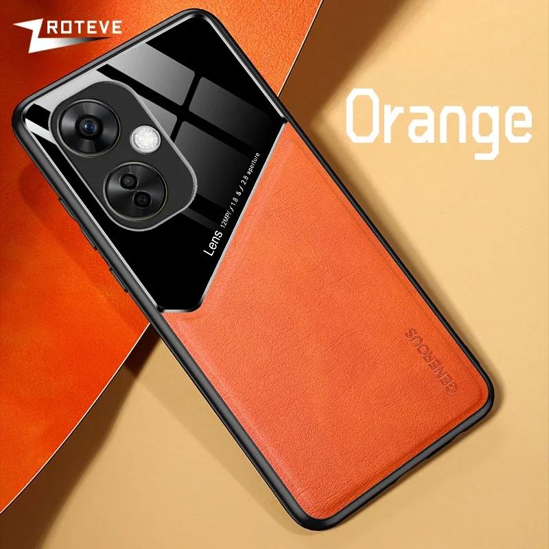 

Чехол для OnePlus Nord CE3 Lite Zroteve PU Кожа Автомагнитный Жесткий ПК Чехол для One Plus Nord CE 3 Lite Nord3 5G Чехлы для телефонов CHINA&OnePlusNord CE3 Lite оранжевый