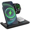 3-in-1 Qi Wireless Charging Stand: 15W Fast Charging, Foldable Holder for Mobile Phones