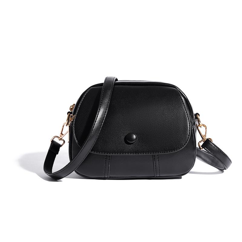 Women's bag small bag spring and summer solid color simple and exquisite multi-layer mobile phone bag women's shoulder messenger bag bag