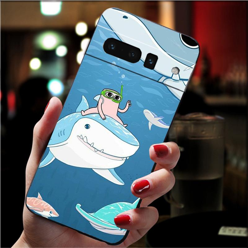 Phone Case for Google Pixel 7 Pro 7 6A 6 Pro 5A 4A 3A Pixel 4 XL Pixel 5 6 4 3 XL 3A XL 2 XL Cute Cartoon Ketnipz Case Funda