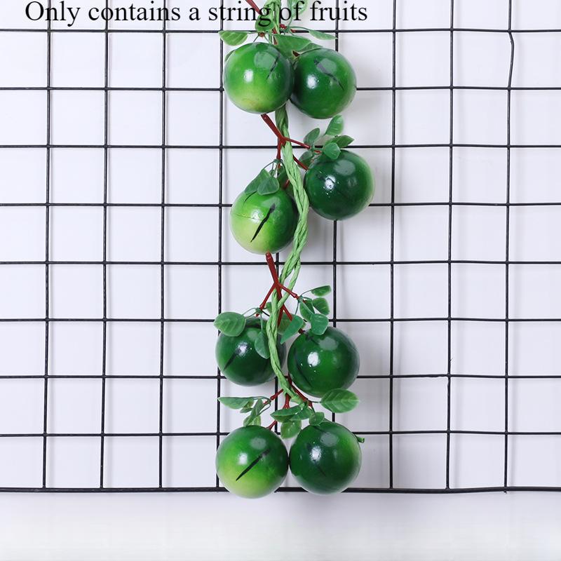 Imitation of Real Fake Fruit Skewers Farmhouse Decoration Hotel Restaurant Apple Banana Pear Mango Orange Hanging Skewer Model