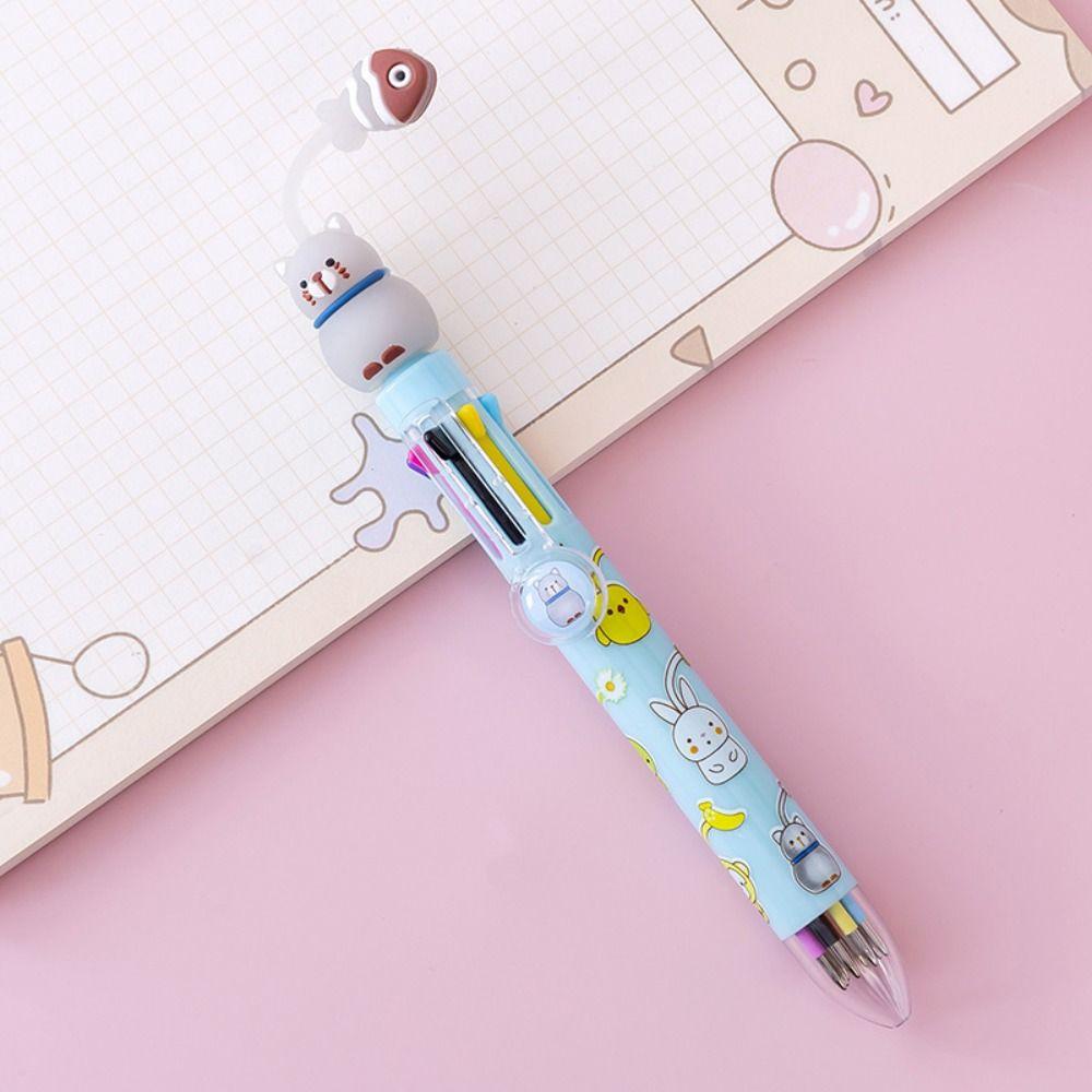 Cartoon Animal Pendant Ballpoint Pen Creative Graffiti Pen  Student Gift Prizes
