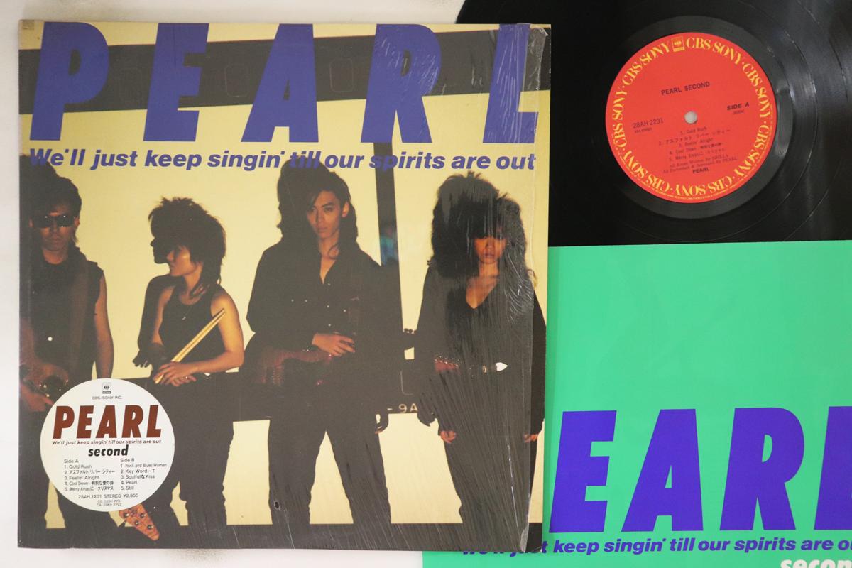 

LP Record PEARL - Second 28AH2231 CBS SONY 1987 Japan Japanese Pop/Rock Used