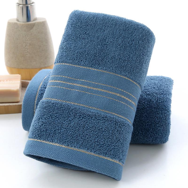 Soft & Thick Pure Cotton Towel - Absorbent & Quick-Dry for Face & Bathing