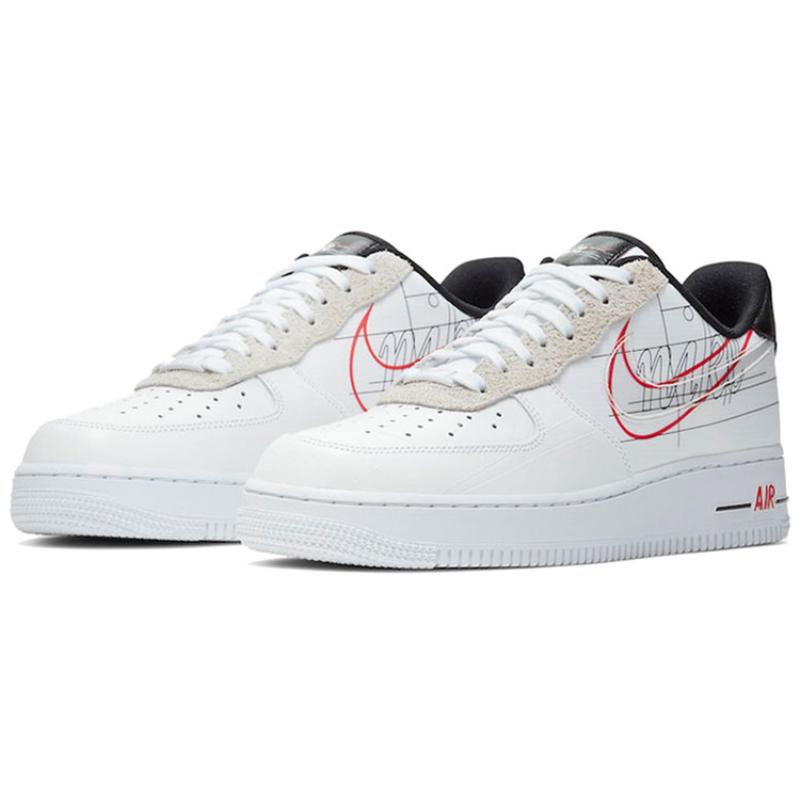 Nike Air Force 1 Low 'Script Swoosh' Sneakers CK9257-100