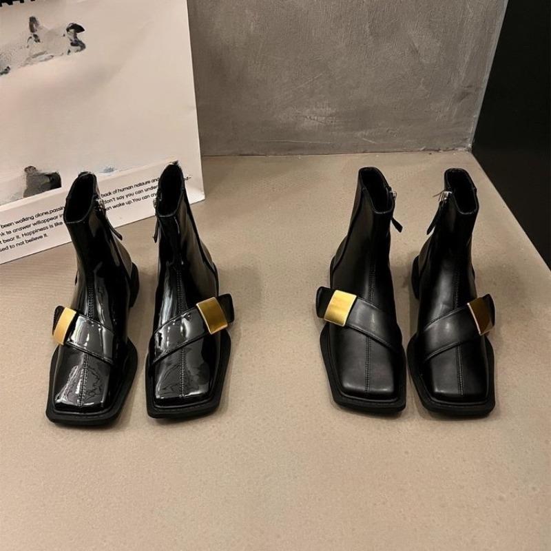 Fashion Booties 2025 Small People Show Tall Korean Heightened Boots Women's Shoes