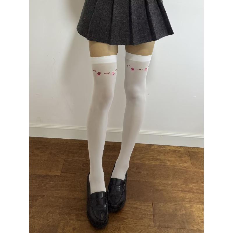 Overknee-Socken Damen Strümpfe Dessous Ultradünne Transparente Oberschenkelhohe Socken Sexy Spitze Schleife Lange Socken Oberschenkelhohe Strümpfe