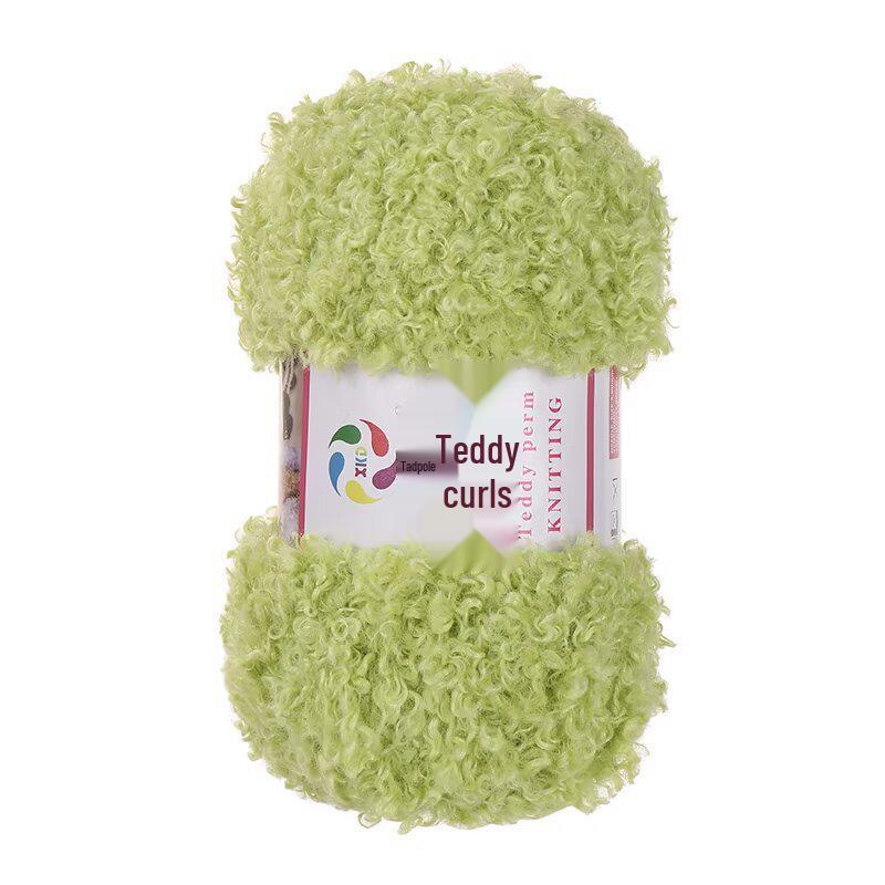 Włóczka Teddy Wool Pętelkowa: Ręcznie robiona włóczka DIY do szydełkowania i robienia na drutach na szaliki i lalki