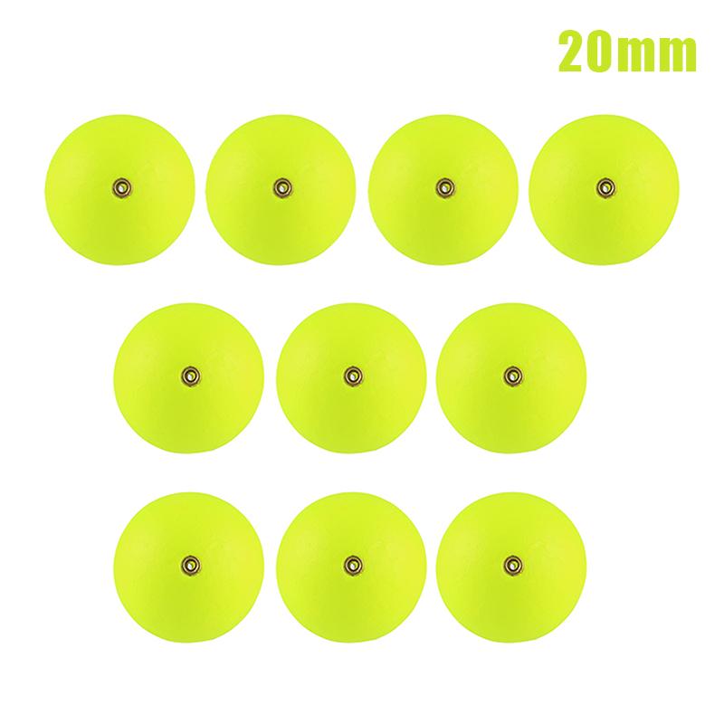 10Pcs Eps Float Ball Foam Ball Eye-Catching Beans Hard Fishing Float Buoyancy Ball Outdoor Floating Fishing Tackle 15Mm-36Mm