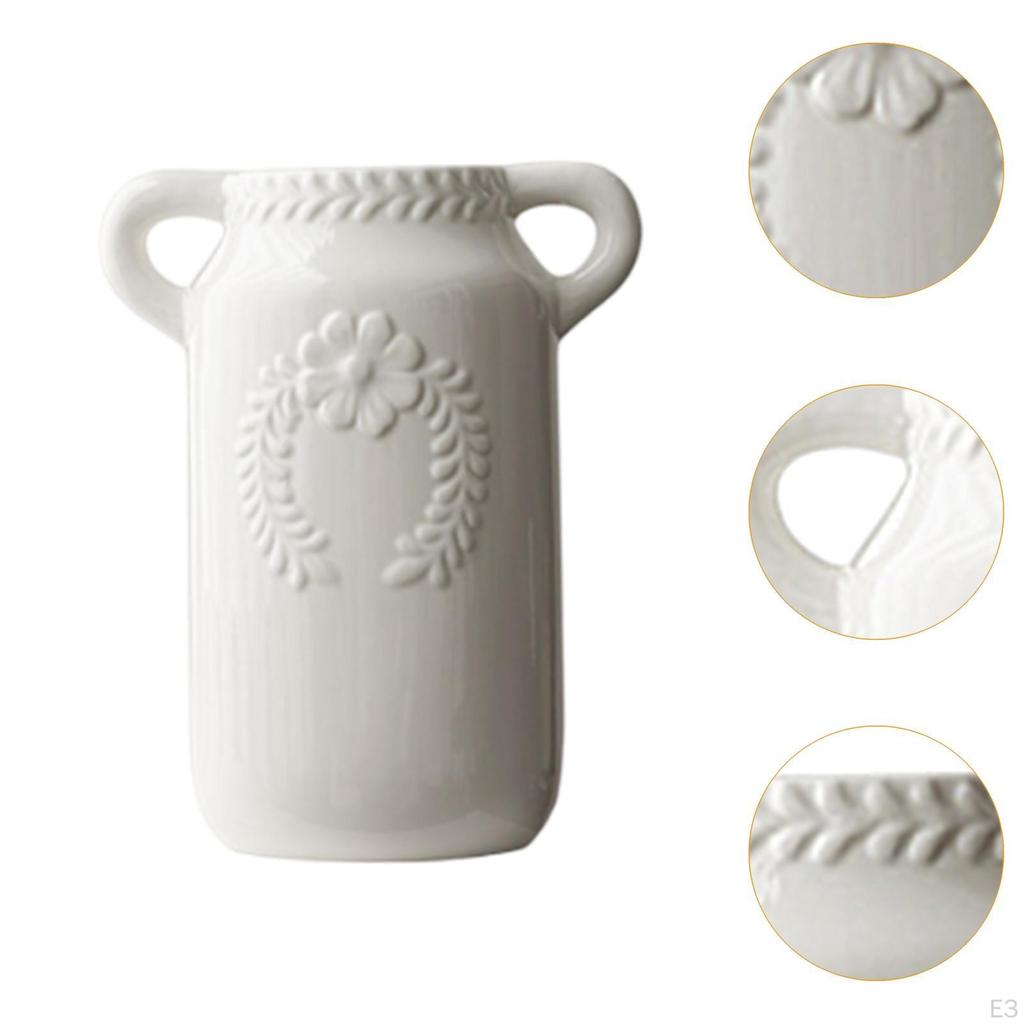 Ceramic Flower Vase Floral Arrangement Decoration Office Organizer Planter for Kitchen