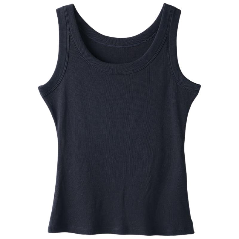 Women s Cotton Round Neck Tank Top M