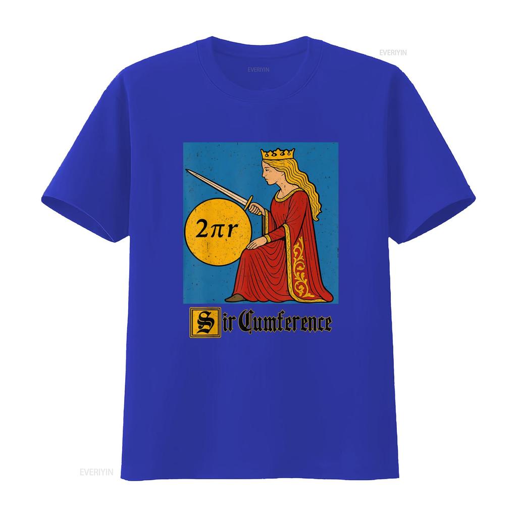 Sir Cumference T Shirt Vintage Versatile Fashion Streetwear Breathable Top For Everyday Wear Soft Homme Unisex Graphic