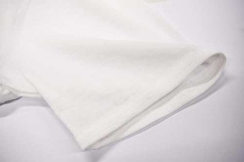 Angle Men's Asamery U-Neck T-Shirt, White, Size M