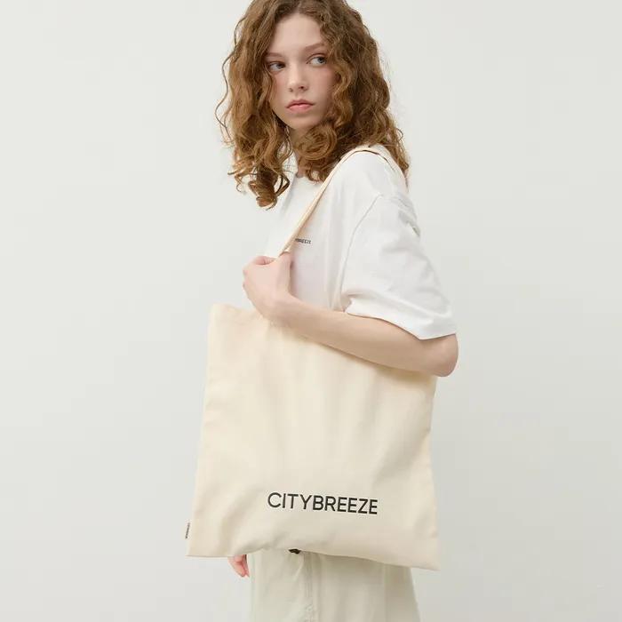 City Logo Basic Eco Bag_IVORY