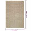 VidaXL ZIZUR Beige Rug 140x200 Cm Jute Look Indoor Outdoor, Outdoor Rug, Floor Rug, Indoor Rug, 4010408