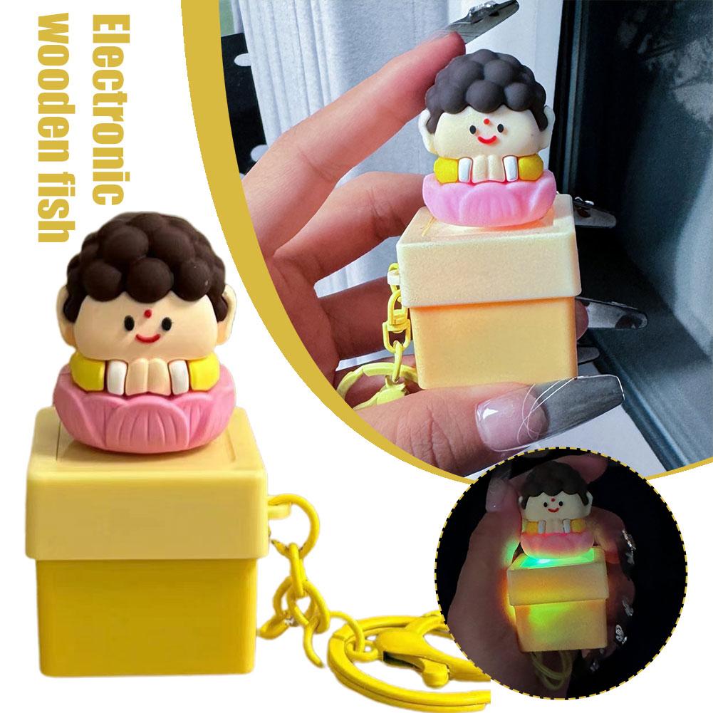 

Креативный звуковой массажер для снятия стресса и давления Будда электронный брелок брелок Fi Y3V3