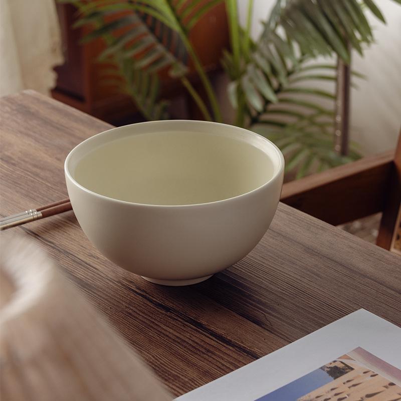 Japanese Vintage Maki-e Kintsugi Handmade Ceramic Rice Bowl Minimalist Soup Salad Noodle Bowl Home Kitchen