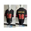 Mens NFL San Francisco 49ers Embroidered Football Jersey Short Sleeve Sport T-Shirt Fans Casual Wear