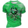 Men T Shirt 3d Print Skull T Shirt Short Sleeved Oversized Streetwear Tees Summer Casual New Fashion Men's O Neck Top Pullover