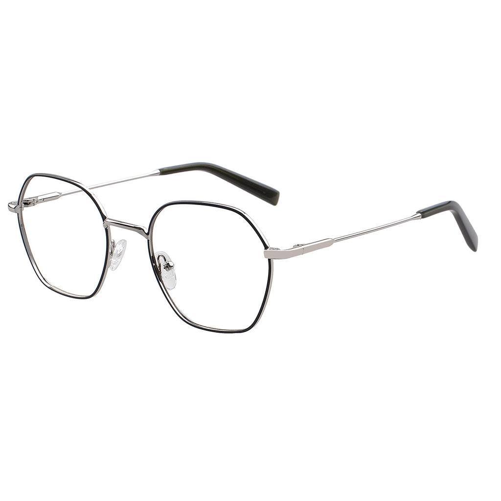 Ochelari pentru miopie, Ochelari metalici cu simț avansat, Rame de ochelari cu personalitate neregulată pentru față simplă, Oglindă decorativă pentru navetiști