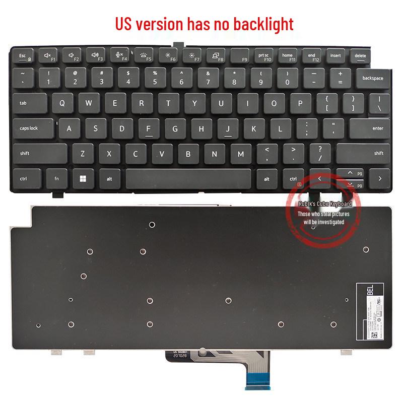 Compatible with DELL Latitude 7640, 7430, 7440, 7450, 7340 Mini LED Keyboard