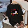 Women's Crew Neck Short Sleeve Graphic Tee Loose Fit Japanese Casual Cartoon Print T-Shirt