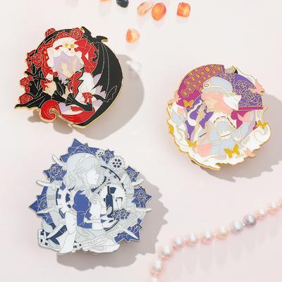 Anime Collection Enamel Pins Set Cartoon Icon Brooch Lapel Badge JOJO Metal Badge Brooch Cartoon Anime Men's and Women's Clothing Backpack Accessories