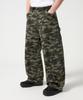 TRILLION Camo Wide Curved Cotton Pants_Deep Khaki