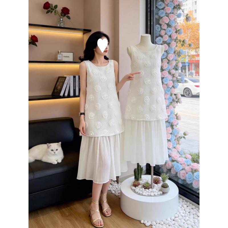 Black New Product Super Good-looking Suspender Dress Women's Summer Dopamine High-end Seaside Vacation Beach Vest Long Dress