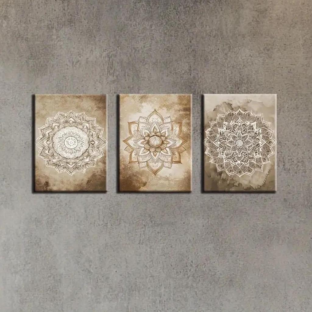 Bohemian Mandala Art: Southeast Asian Decorative Wall Painting for Hotel, Restaurant, Bathroom, Living Room, Bedroom