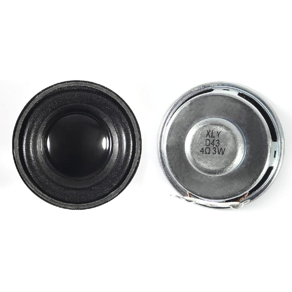 2PCS 1.5" 4Ohm 3W DIY Small Full Range Audio Speaker Stereo Woofer Loudspeaker for Arduino and DIY Speaker
