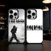I AM MUSIC P-Playboi Carti Phone Case For iPhone 17 16 15 14 13 12 11 Pro Max Plus Silver Matte Black Cover