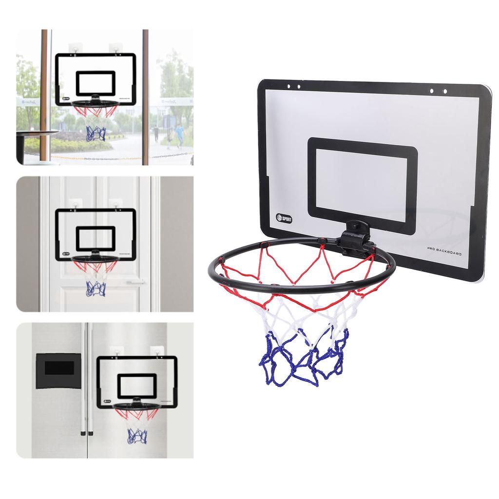 Hanging Door Mounted Basketball Hoop Set Perforation Free Indoor Basketball Hoop Game for Basketball Lover