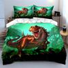 Dinosaur Themed Decoration Set Multiple Sizes Kid'S And Adults' Bedroom Exquisite 3Pc Bedding Set, Gift
