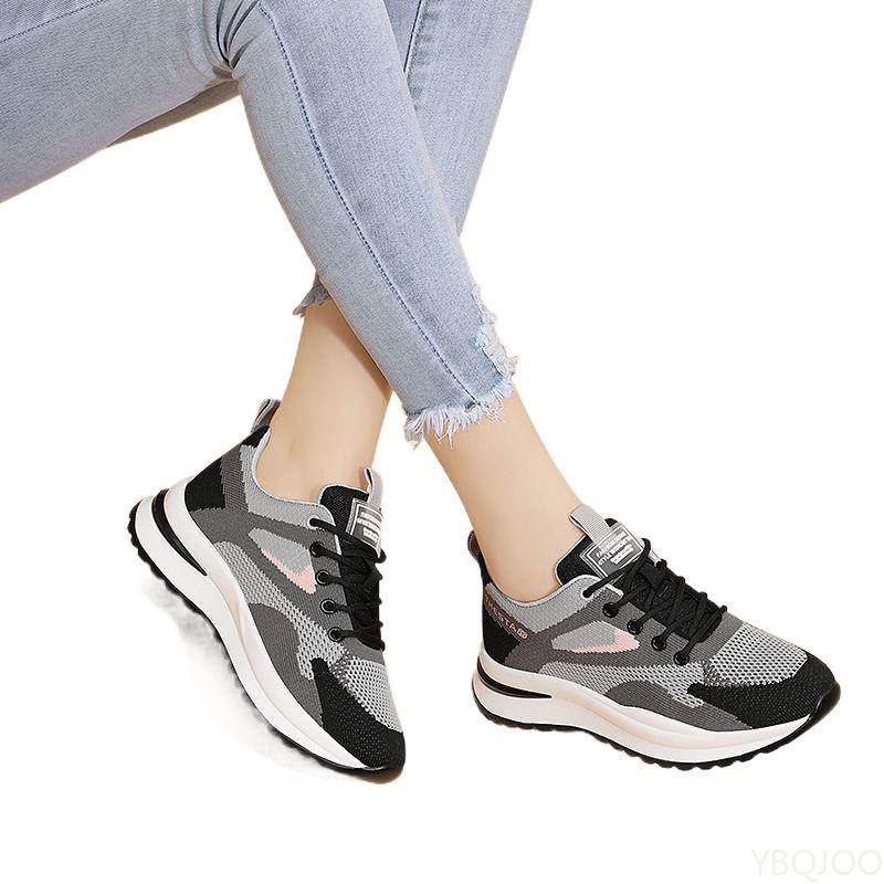 Fashion Autumn Women's Sports Shoes Are Breathable Comfortable Running Shoes Soft Soles Lightweight Odor Proof Women's Shoes