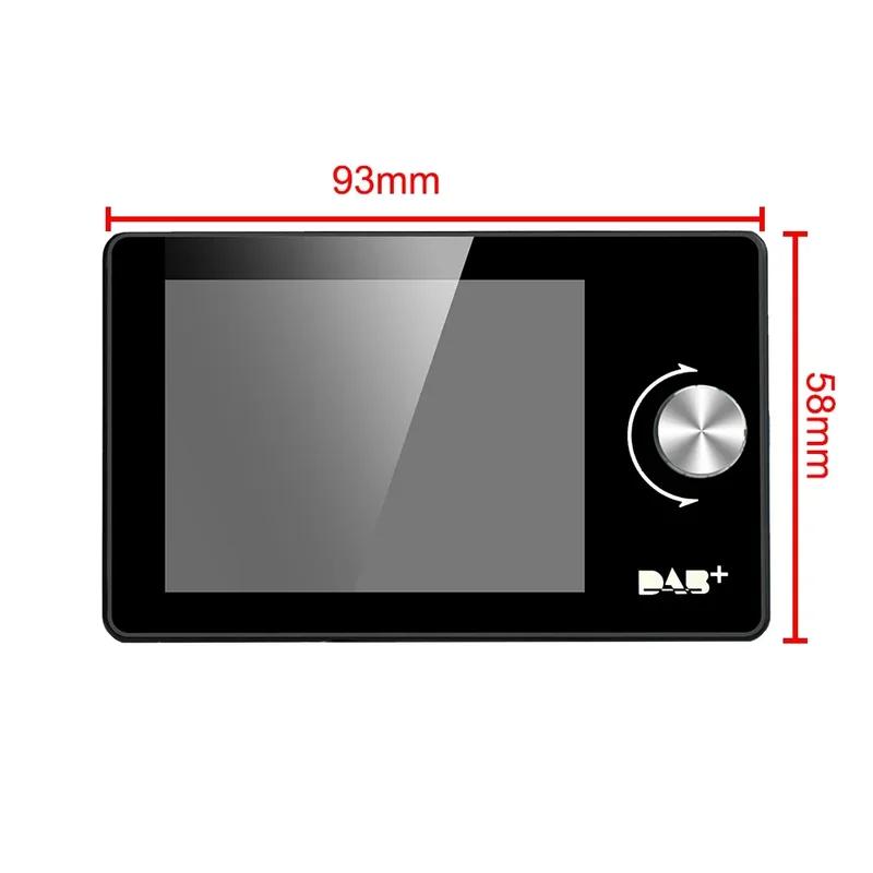 HAOGU Radio Receiver In Car with Screen Stereo Sound Digital Signal Antenna Broadcast Adapter FM Transmitter